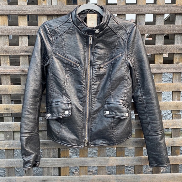 We The Free Jackets & Blazers - Free people vegan leather jacket